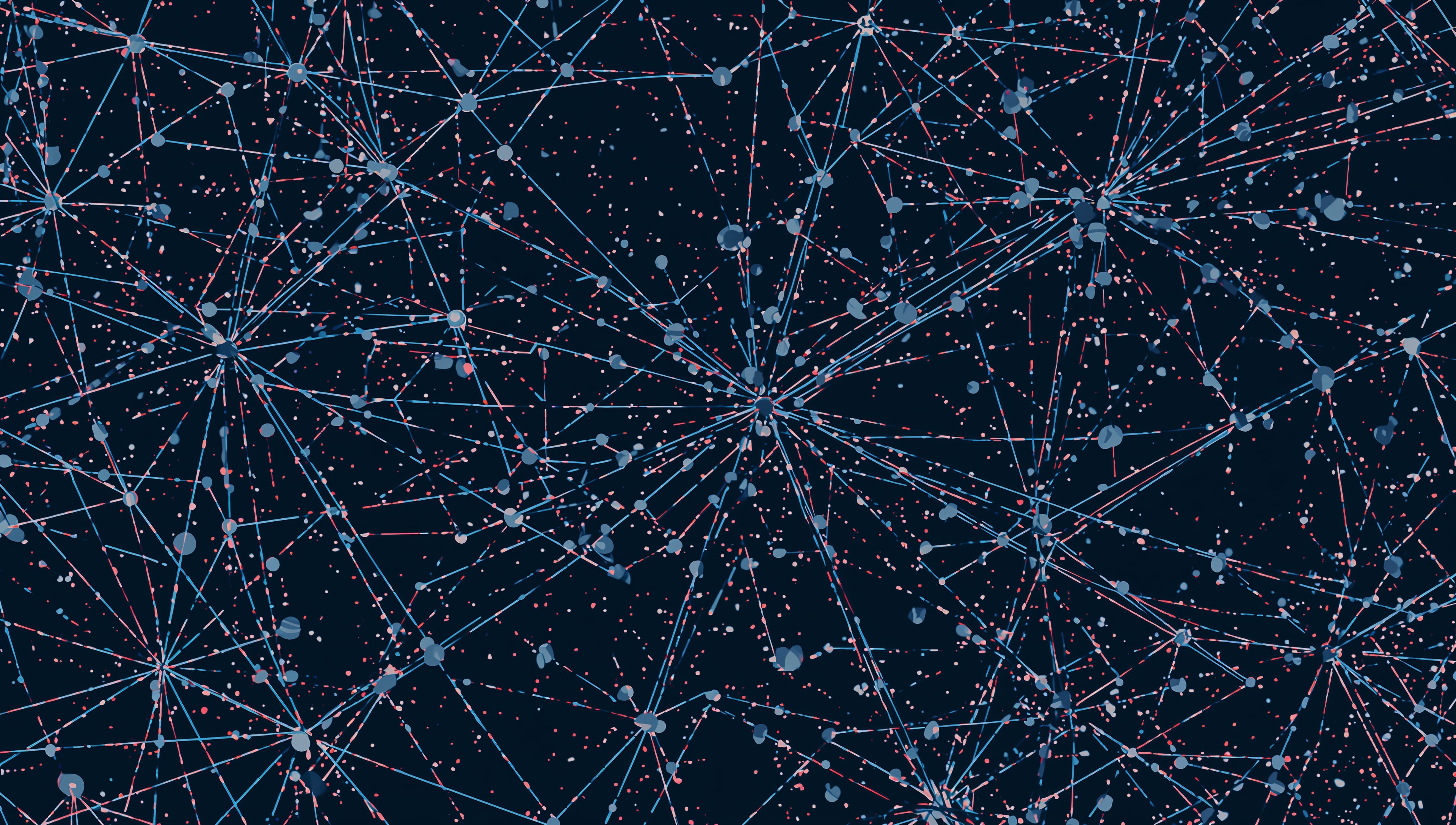 Interconnected web links visualization, backlink network concept